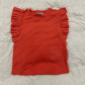 Zara rib knit sleeveless top.